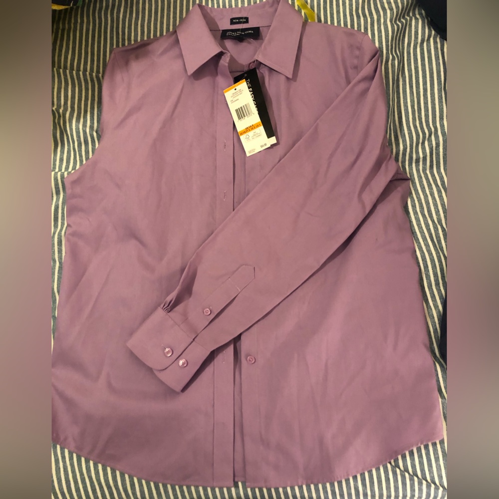 Lilac Button Down Jones New York